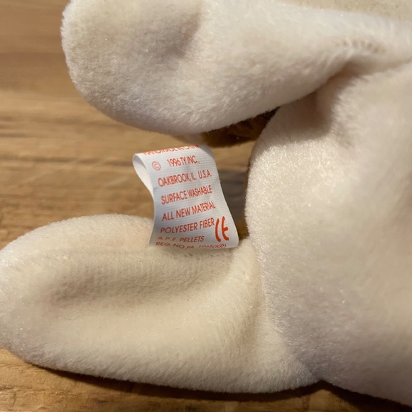 Ty Beanie Babies Bernie Dog Multicoloured Brown 1996 – New Tag On VINTAGE - Picture 2 of 11